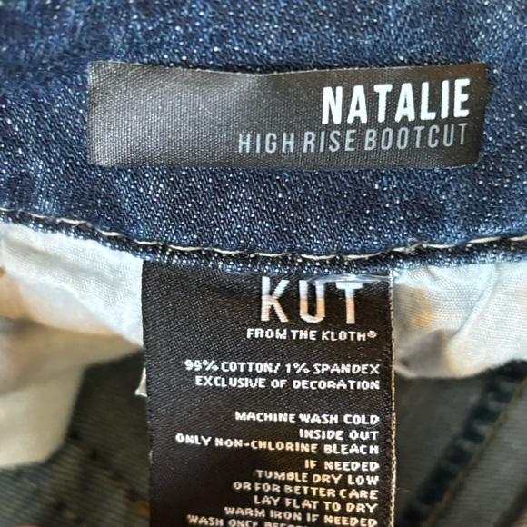 Kut from the Kloth Natalie High Rise Bootcut Jeans 12 - Picture 8 of 9